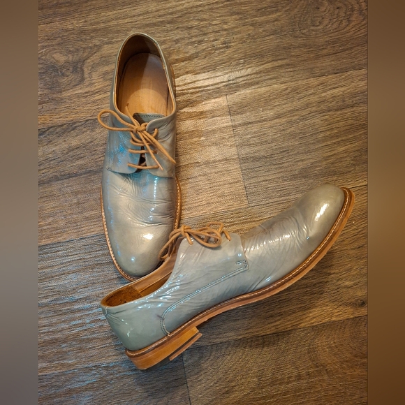 Ted Baker London Men's Patent Leather Oxford Derby Shoe. - Picture 2 of 14